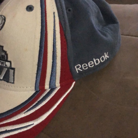 NFL Official Authentic Super Bowl XLVI Hat Reebok Original Sticker - Picture 2 of 6